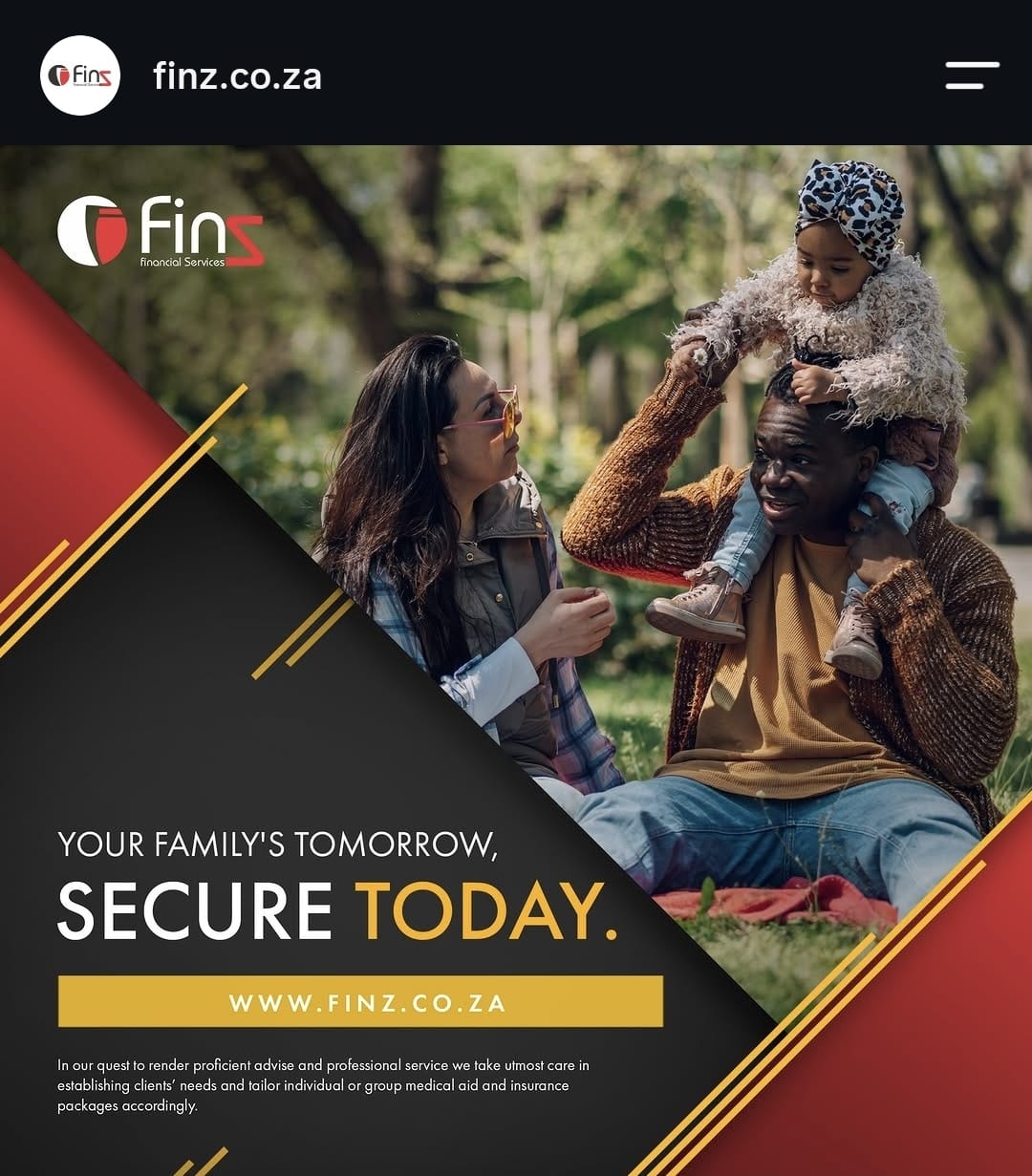 FINZ professional social media design