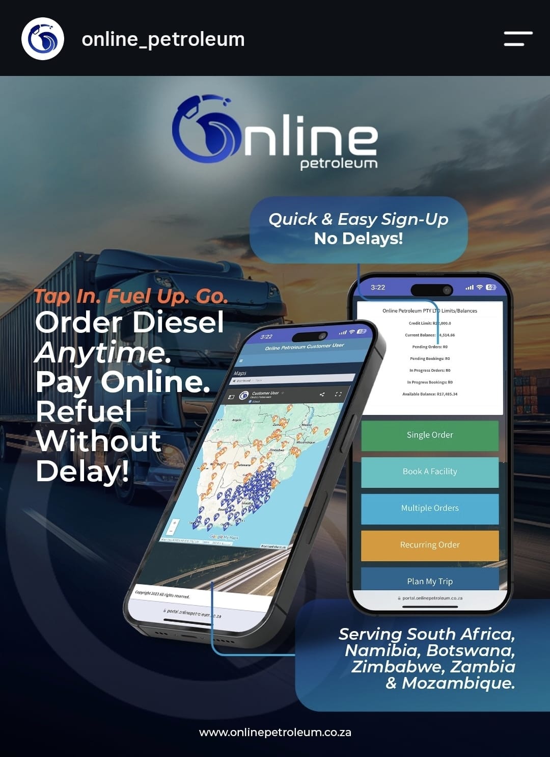 Online Petroleum social-media post two