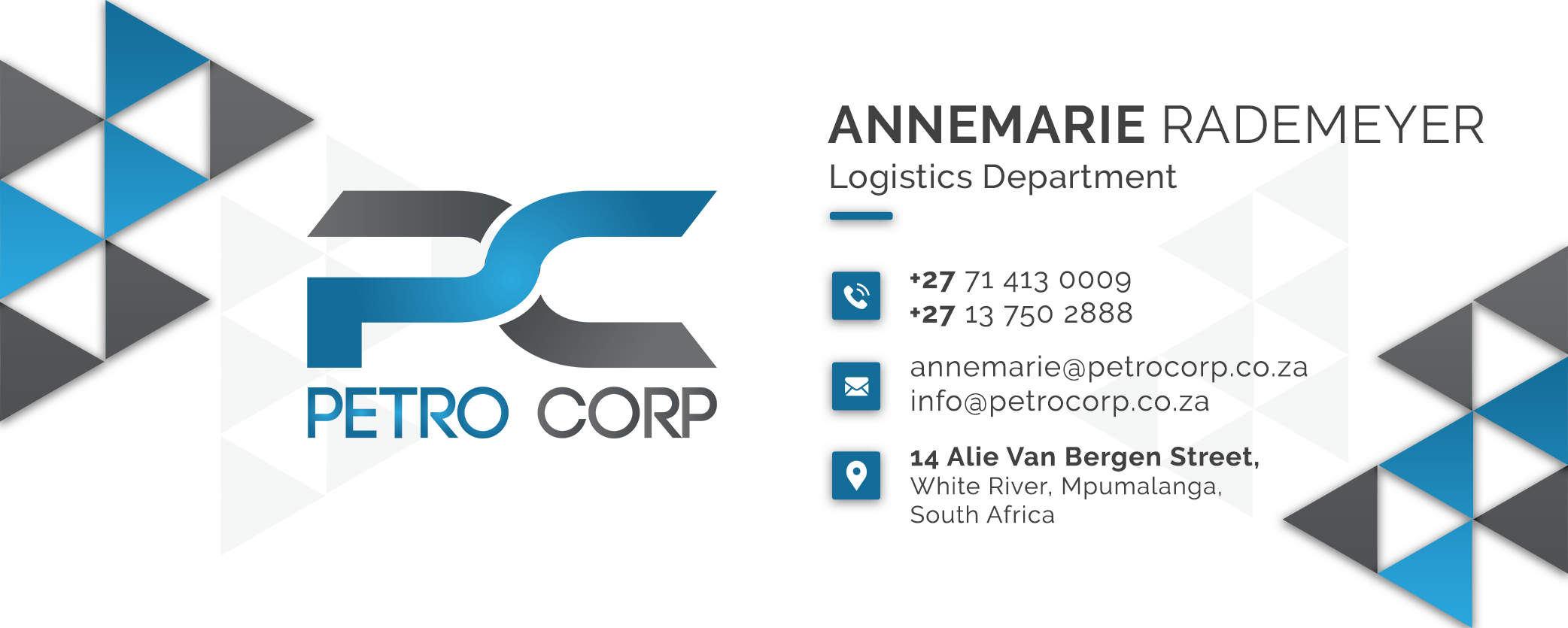 Petro Corp email signature